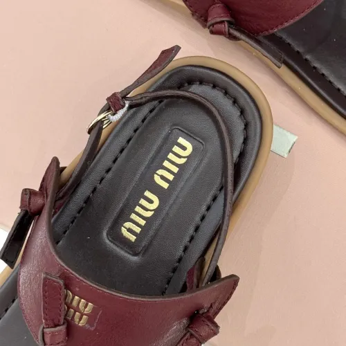 Replica MIU MIU Sandal For Women #1409229 $98.00 USD for Wholesale