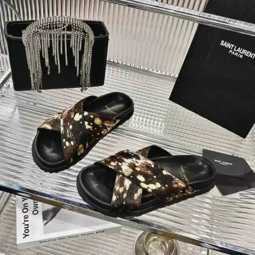 Cheap Yves Saint Laurent YSL Slippers For Women #1409235, $$85.00 USD On Yves Saint Laurent YSL Slippers