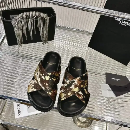 Replica Yves Saint Laurent YSL Slippers For Women #1409235 $85.00 USD for Wholesale