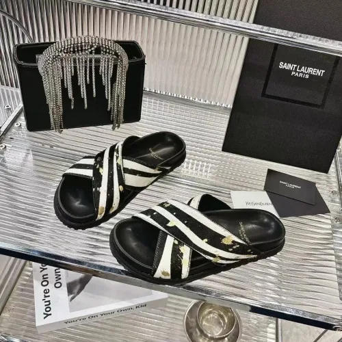 Cheap Yves Saint Laurent YSL Slippers For Women #1409236, $$85.00 USD On Yves Saint Laurent YSL Slippers