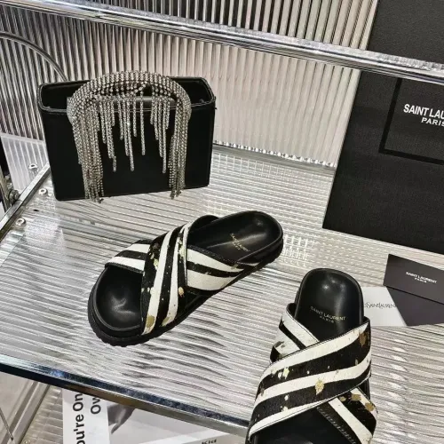Replica Yves Saint Laurent YSL Slippers For Women #1409236 $85.00 USD for Wholesale