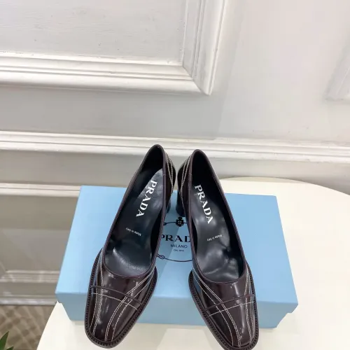 Replica Prada High-heeled Shoes For Women #1409238 $125.00 USD for Wholesale
