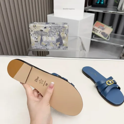 Replica Christian Dior Slippers For Women #1409325 $82.00 USD for Wholesale