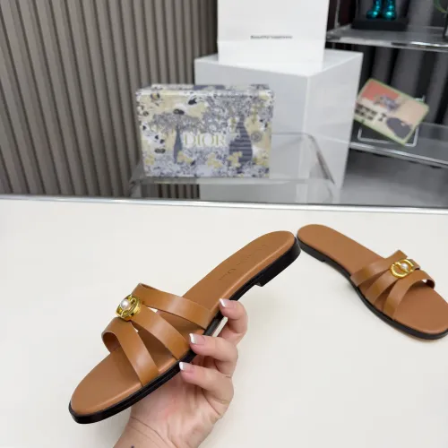 Replica Christian Dior Slippers For Women #1409326 $82.00 USD for Wholesale