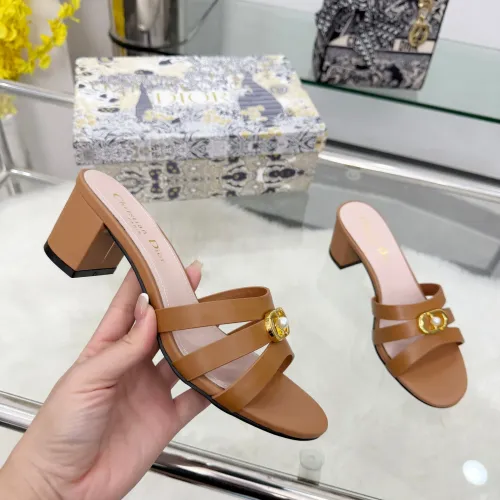 Replica Christian Dior Slippers For Women #1409336 $85.00 USD for Wholesale