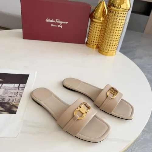 Replica Salvatore Ferragamo Slippers For Women #1409340 $82.00 USD for Wholesale
