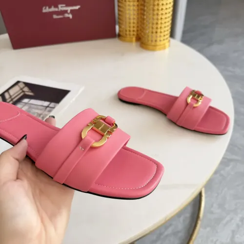 Replica Salvatore Ferragamo Slippers For Women #1409342 $82.00 USD for Wholesale