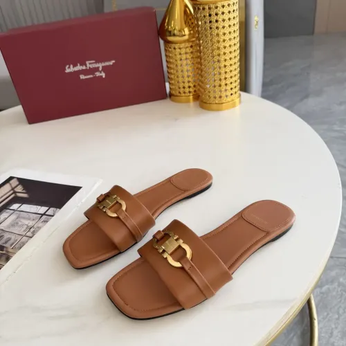 Cheap Salvatore Ferragamo Slippers For Women #1409345, $$82.00 USD On Salvatore Ferragamo Slippers