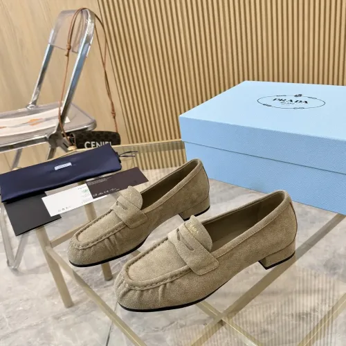 Cheap Prada Leather Shoes For Women #1409383, $$102.00 USD On Prada Leather Shoes