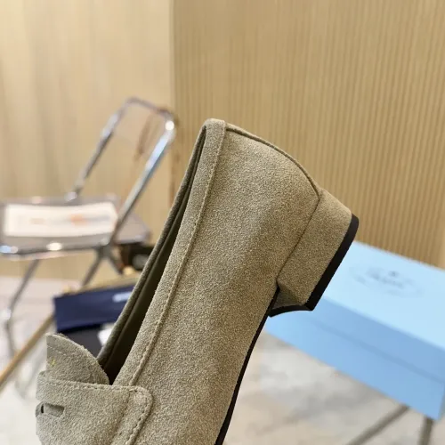 Replica Prada Leather Shoes For Women #1409383 $102.00 USD for Wholesale