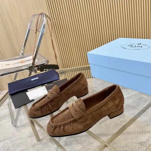 Cheap Prada Leather Shoes For Women #1409385, $$102.00 USD On Prada Leather Shoes