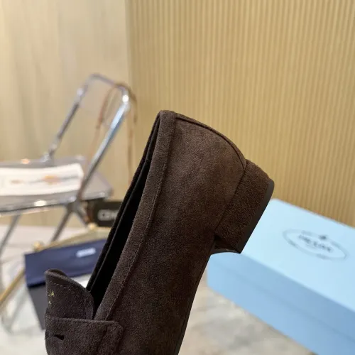 Replica Prada Leather Shoes For Women #1409386 $102.00 USD for Wholesale