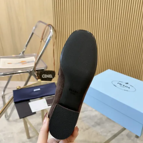 Replica Prada Leather Shoes For Women #1409386 $102.00 USD for Wholesale