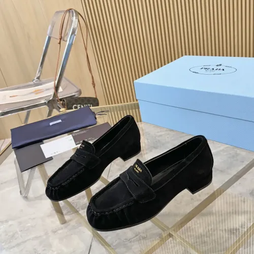 Cheap Prada Leather Shoes For Women #1409387, $$102.00 USD On Prada Leather Shoes