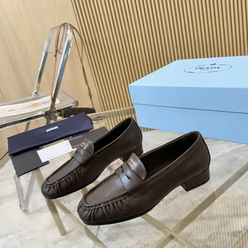 Cheap Prada Leather Shoes For Women #1409388, $$102.00 USD On Prada Leather Shoes