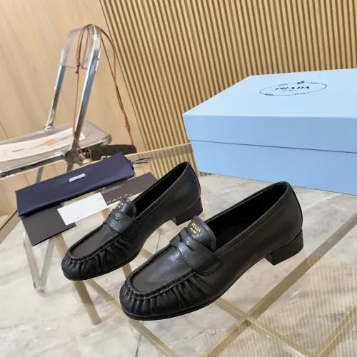 Cheap Prada Leather Shoes For Women #1409389, $$102.00 USD On Prada Leather Shoes