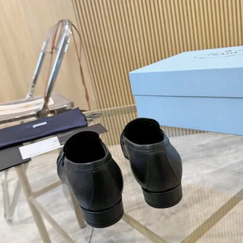 Replica Prada Leather Shoes For Women #1409389 $102.00 USD for Wholesale