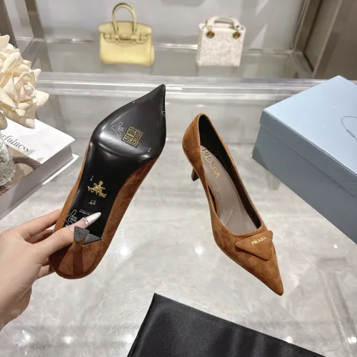 Replica Prada High-heeled Shoes For Women #1409410 $108.00 USD for Wholesale