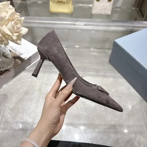 Replica Prada High-heeled Shoes For Women #1409412 $108.00 USD for Wholesale