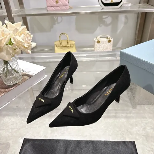 Cheap Prada High-heeled Shoes For Women #1409413, $$108.00 USD On Prada High-heeled Shoes