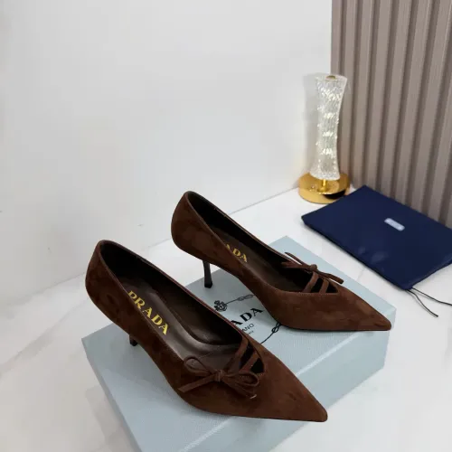 Cheap Prada High-heeled Shoes For Women #1409432, $$102.00 USD On Prada High-heeled Shoes
