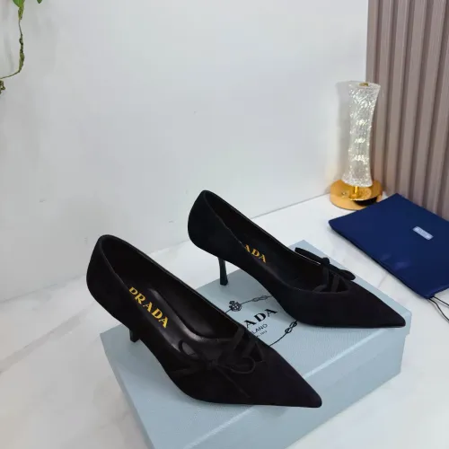 Cheap Prada High-heeled Shoes For Women #1409433, $$102.00 USD On Prada High-heeled Shoes