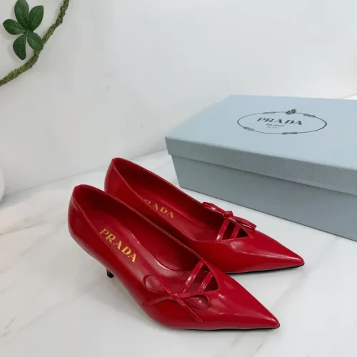 Cheap Prada High-heeled Shoes For Women #1409436, $$102.00 USD On Prada High-heeled Shoes