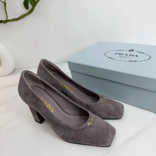 Cheap Prada High-heeled Shoes For Women #1409438, $$102.00 USD On Prada High-heeled Shoes