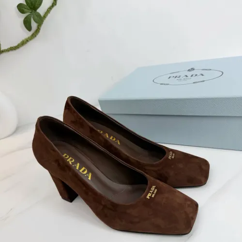 Cheap Prada High-heeled Shoes For Women #1409442, $$102.00 USD On Prada High-heeled Shoes