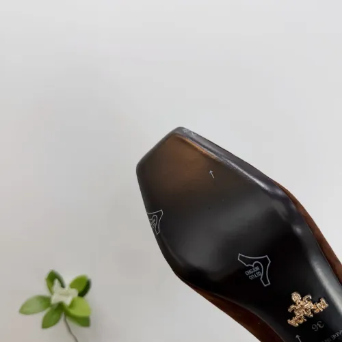 Replica Prada High-heeled Shoes For Women #1409442 $102.00 USD for Wholesale