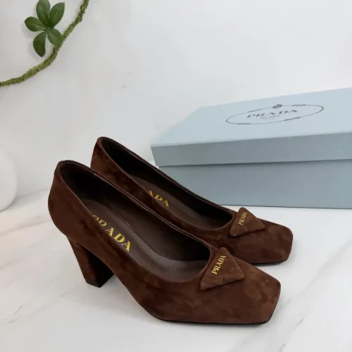 Cheap Prada High-heeled Shoes For Women #1409444, $$102.00 USD On Prada High-heeled Shoes