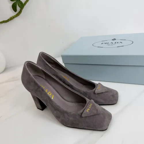 Cheap Prada High-heeled Shoes For Women #1409446, $$102.00 USD On Prada High-heeled Shoes