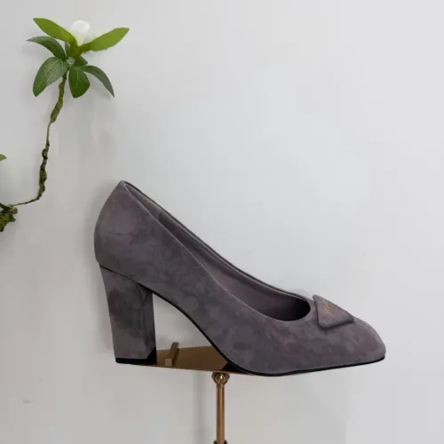 Replica Prada High-heeled Shoes For Women #1409446 $102.00 USD for Wholesale
