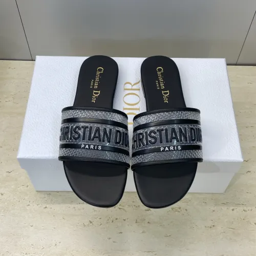 Replica Christian Dior Slippers For Women #1409489 $72.00 USD for Wholesale