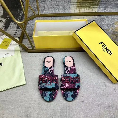 Replica Fendi Slippers For Women #1409495 $82.00 USD for Wholesale