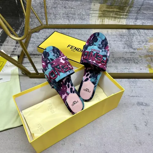 Replica Fendi Slippers For Women #1409495 $82.00 USD for Wholesale