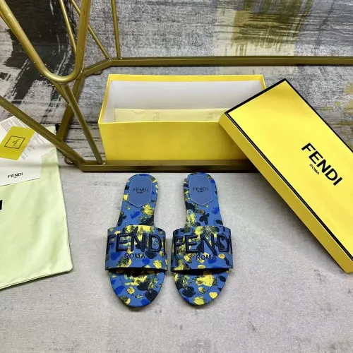 Replica Fendi Slippers For Women #1409498 $82.00 USD for Wholesale