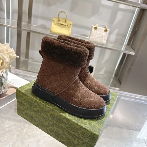 Replica Gucci Boots For Women #1409500 $118.00 USD for Wholesale