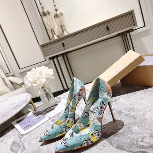 Cheap Christian Louboutin High-heeled shoes For Women #1409501, $$98.00 USD On Christian Louboutin High-heeled shoes