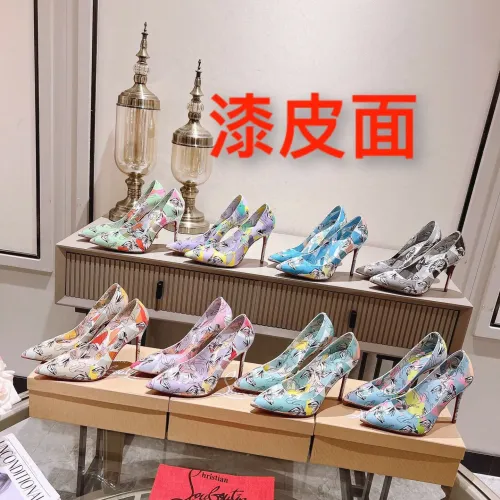 Replica Christian Louboutin High-heeled shoes For Women #1409505 $98.00 USD for Wholesale