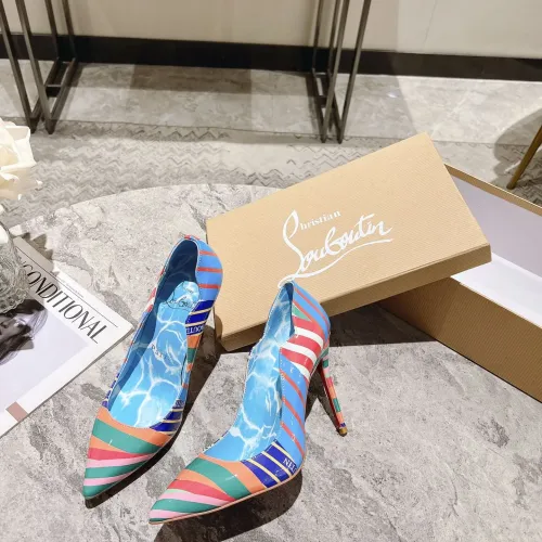 Cheap Christian Louboutin High-heeled shoes For Women #1409511, $$98.00 USD On Christian Louboutin High-heeled shoes