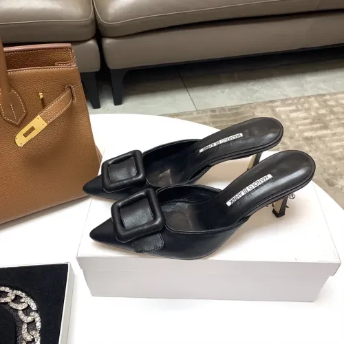 Cheap Manolo Blahnik Slippers For Women #1409578, $$96.00 USD On Manolo Blahnik Slippers