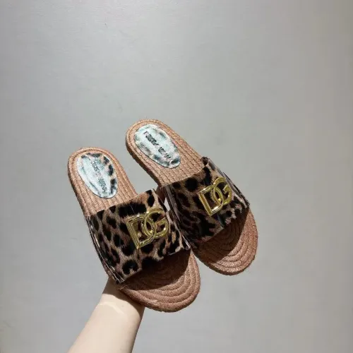 Cheap Dolce &amp; Gabbana D&amp;G Slippers For Women #1409658, $$88.00 USD On Dolce &amp; Gabbana D&amp;G Slippers