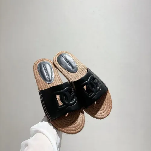 Cheap Dolce &amp; Gabbana D&amp;G Slippers For Women #1409667, $$88.00 USD On Dolce &amp; Gabbana D&amp;G Slippers