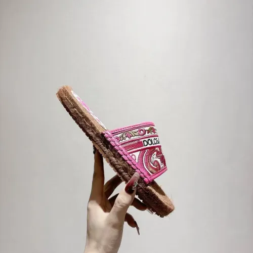 Replica Dolce & Gabbana D&G Slippers For Women #1409669 $88.00 USD for Wholesale