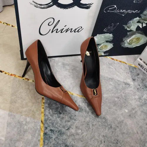 Cheap Yves Saint Laurent YSL High-Heeled Shoes For Women #1409759, $$118.00 USD On Yves Saint Laurent YSL High-Heeled Shoes
