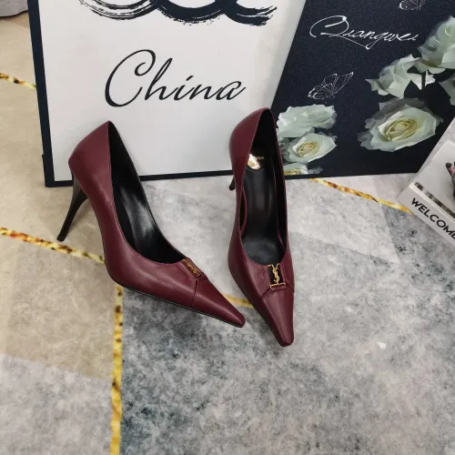 Cheap Yves Saint Laurent YSL High-Heeled Shoes For Women #1409760, $$118.00 USD On Yves Saint Laurent YSL High-Heeled Shoes
