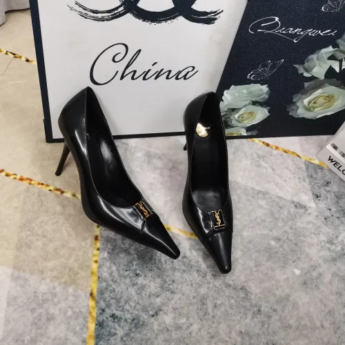 Cheap Yves Saint Laurent YSL High-Heeled Shoes For Women #1409763, $$118.00 USD On Yves Saint Laurent YSL High-Heeled Shoes