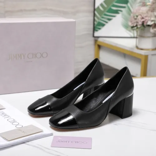 Cheap Jimmy Choo High-Heeled Shoes For Women #1410048, $$115.00 USD On Jimmy Choo High-Heeled Shoes