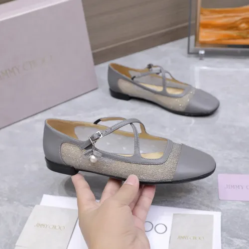 Replica Jimmy Choo Flat Shoes For Women #1410088 $108.00 USD for Wholesale